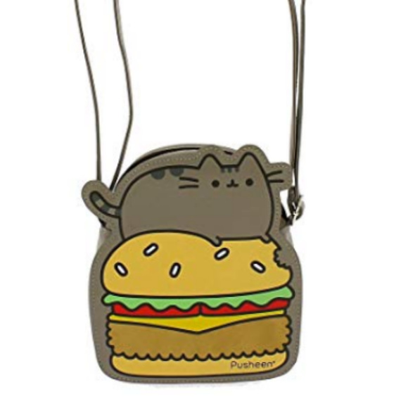 NWT PUSHEEN on a Burger Crossbody Bag - Picture 3 of 6